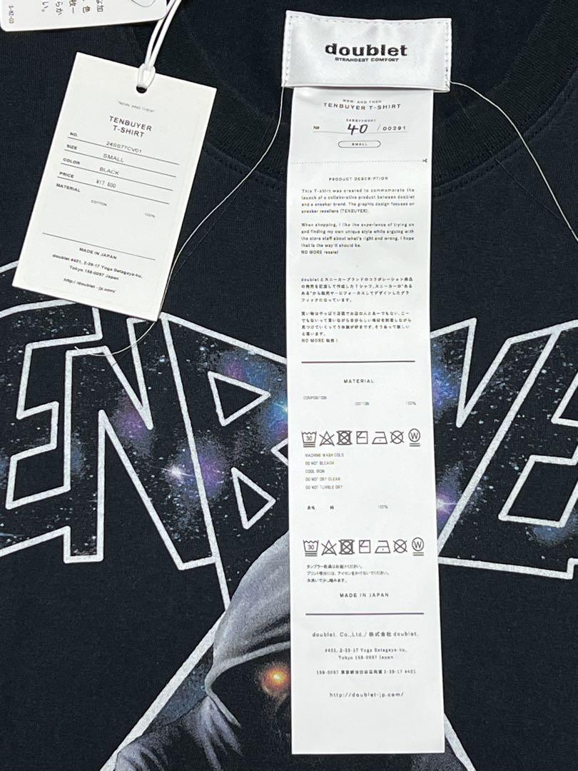 新品未使用doublet 24ss TENBUYER T-SHIRTメンズ 画像5