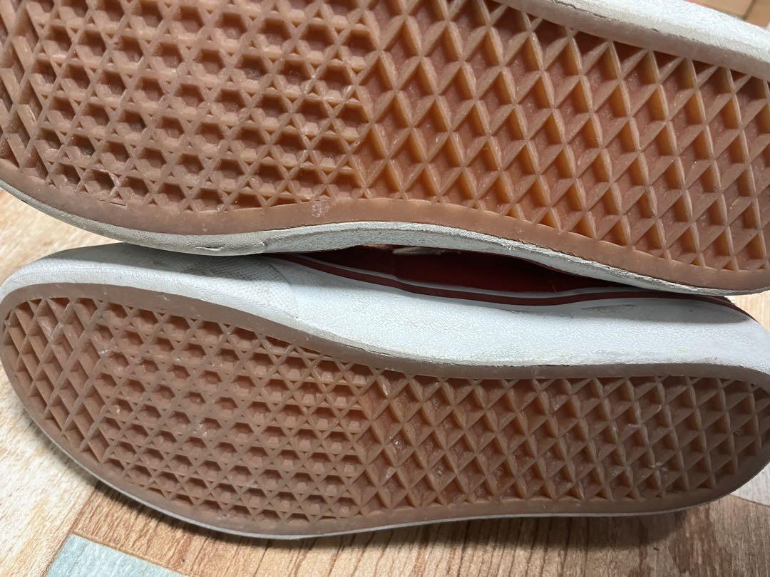 VANS スケートハイ 赤 レザー スケシュー