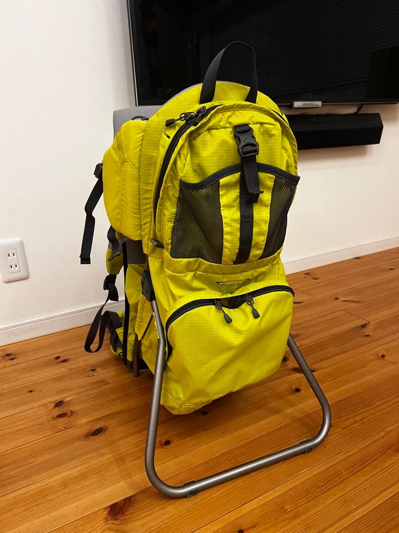 mont-bell モンベル ベビーキャリア 登山用 オプション付き イエロー