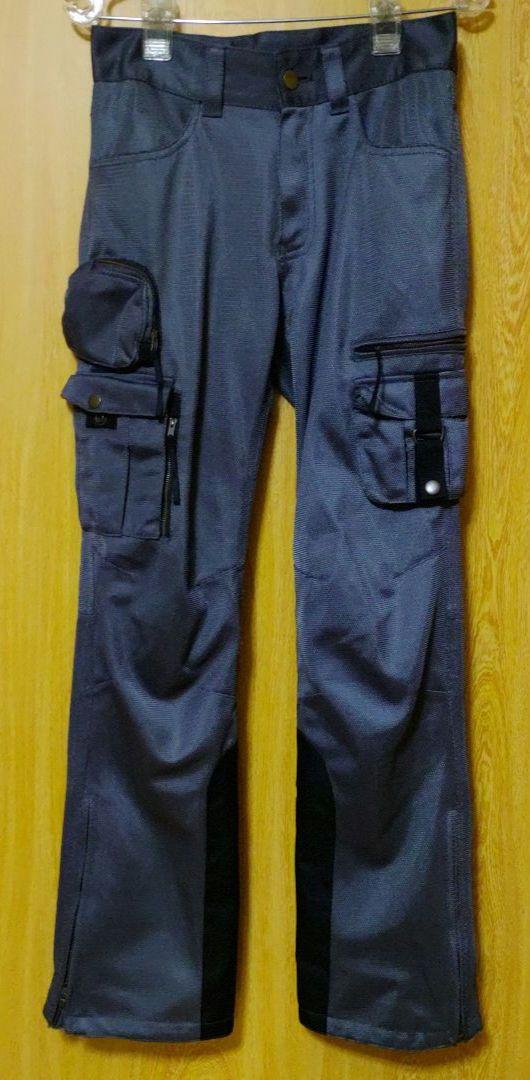 Mar Frits メッシュバイクパンツ サイズ44 ダークグレー　レディース フロントファスナーハイウエストワイドパンツ【SALE】 – SELECT MOCA