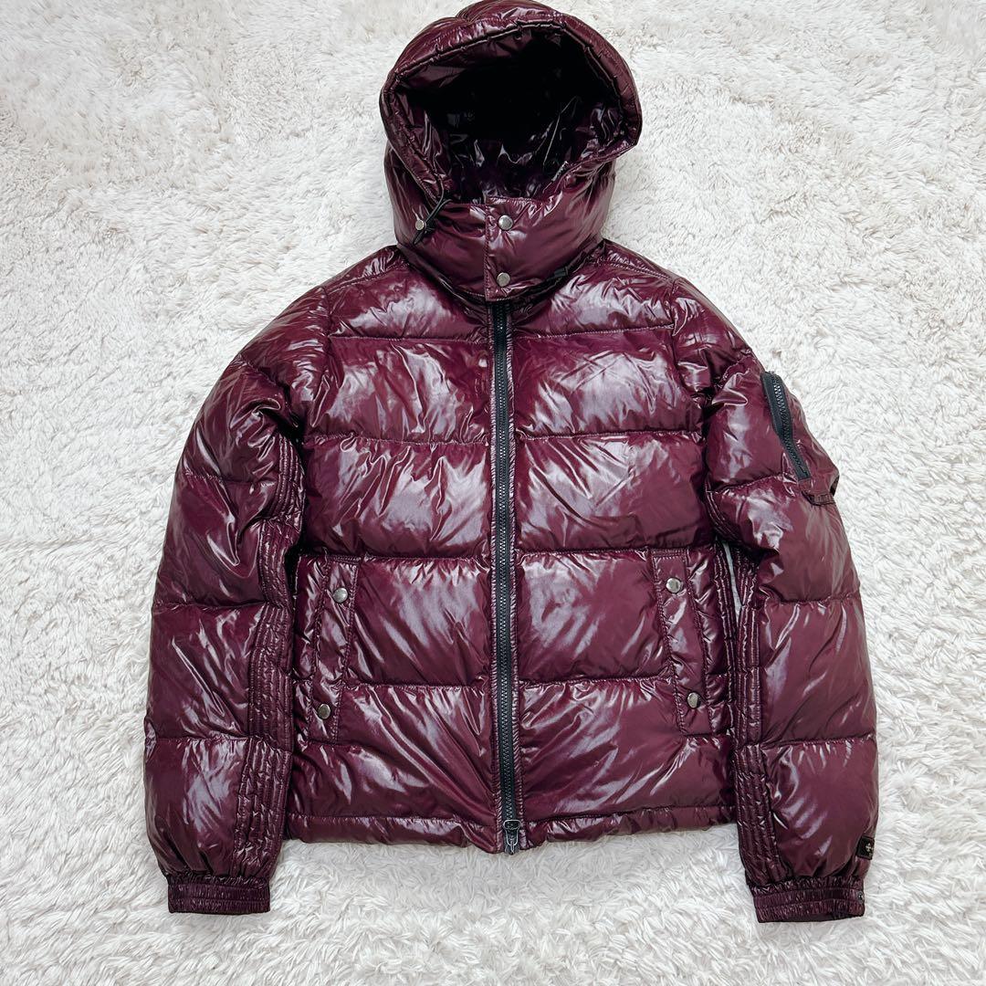 美品✨タトラス　クラッツ ダウンジャケット　パーカー　ボルドー　フード　男女兼用