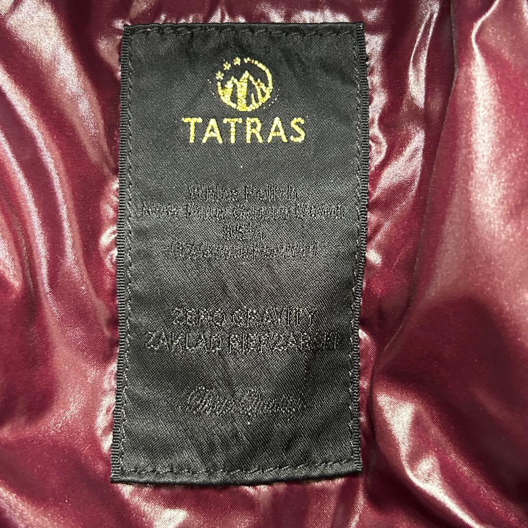 美品✨タトラス　クラッツ ダウンジャケット　パーカー　ボルドー　フード　男女兼用