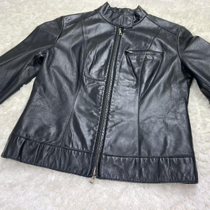 人気ブランドを アナイ 牛革 レザージャケット ライダースジャケット