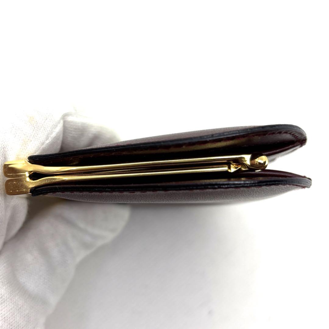 美品　Cartier カルティエ　マストライン　レザーコインケース　がま口