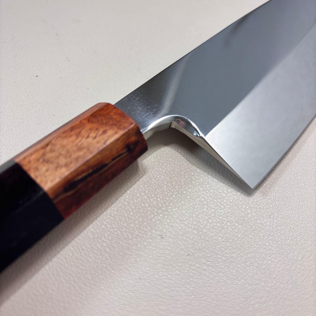 黒檀紫檀天然木八角柄