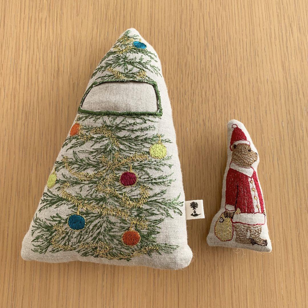 Coral & Tusk ミニクッション クリスマスツリー サンタ