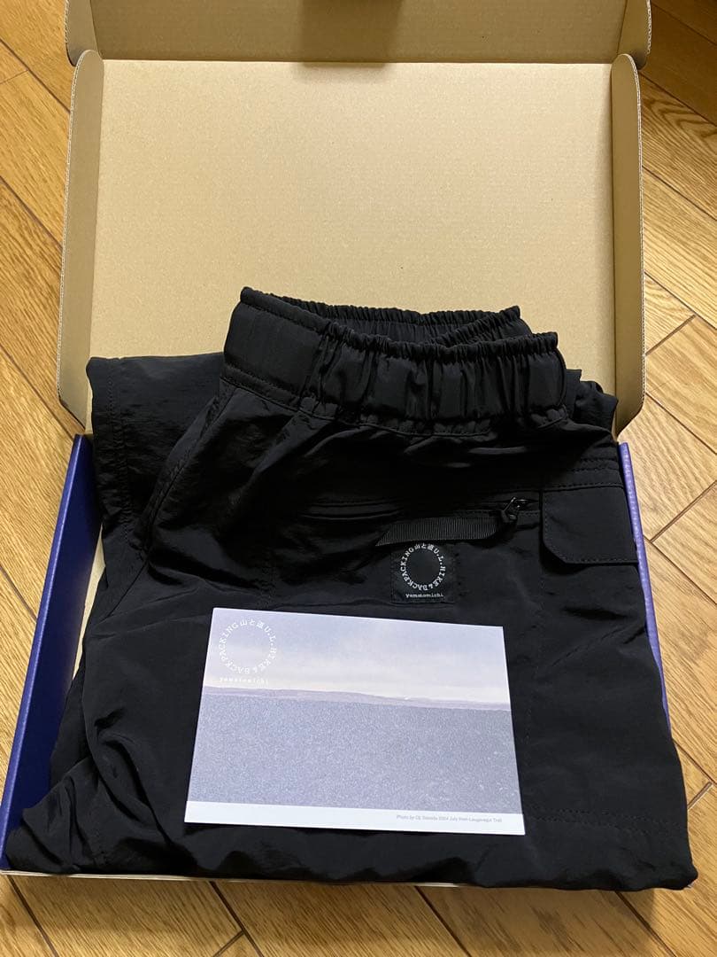 山と道 5-Pocket Wide Pants ブラック