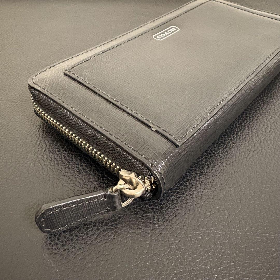 【値下げOK】コーチ COACH ラウンドファスナー長財布 メンズ 黒 【値下げOK】コーチ COACH ラウンドファスナー長財布 メンズ 黒