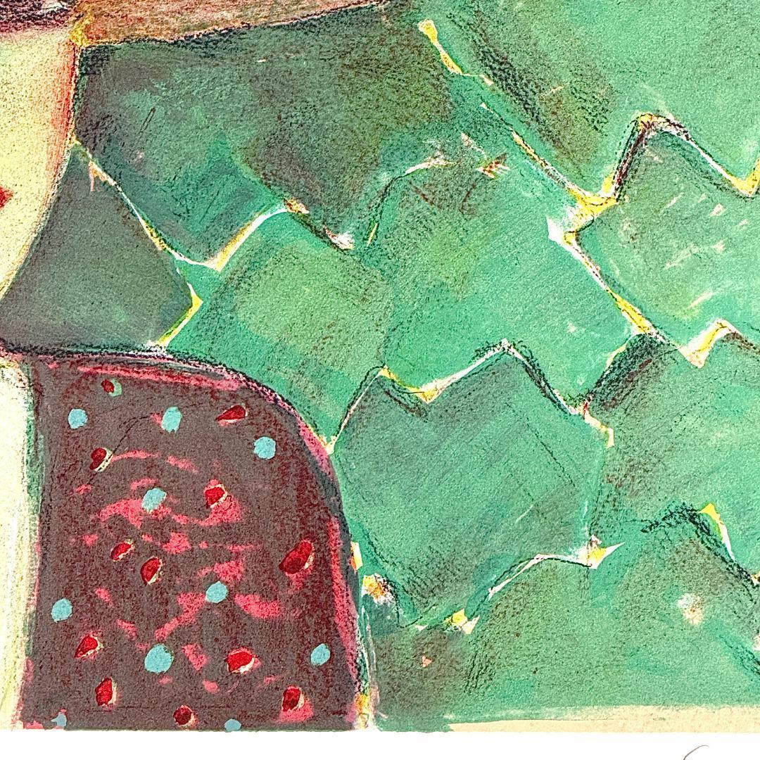 真作保証 J.P.カシニョール リトグラフ 九月 大型 版画 1993年 貴婦人