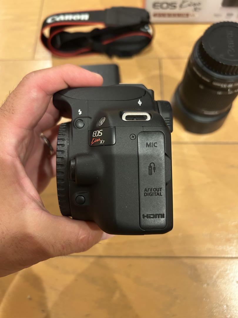 【美品】Canon EOS Kiss X7 レンズキット ブラック
