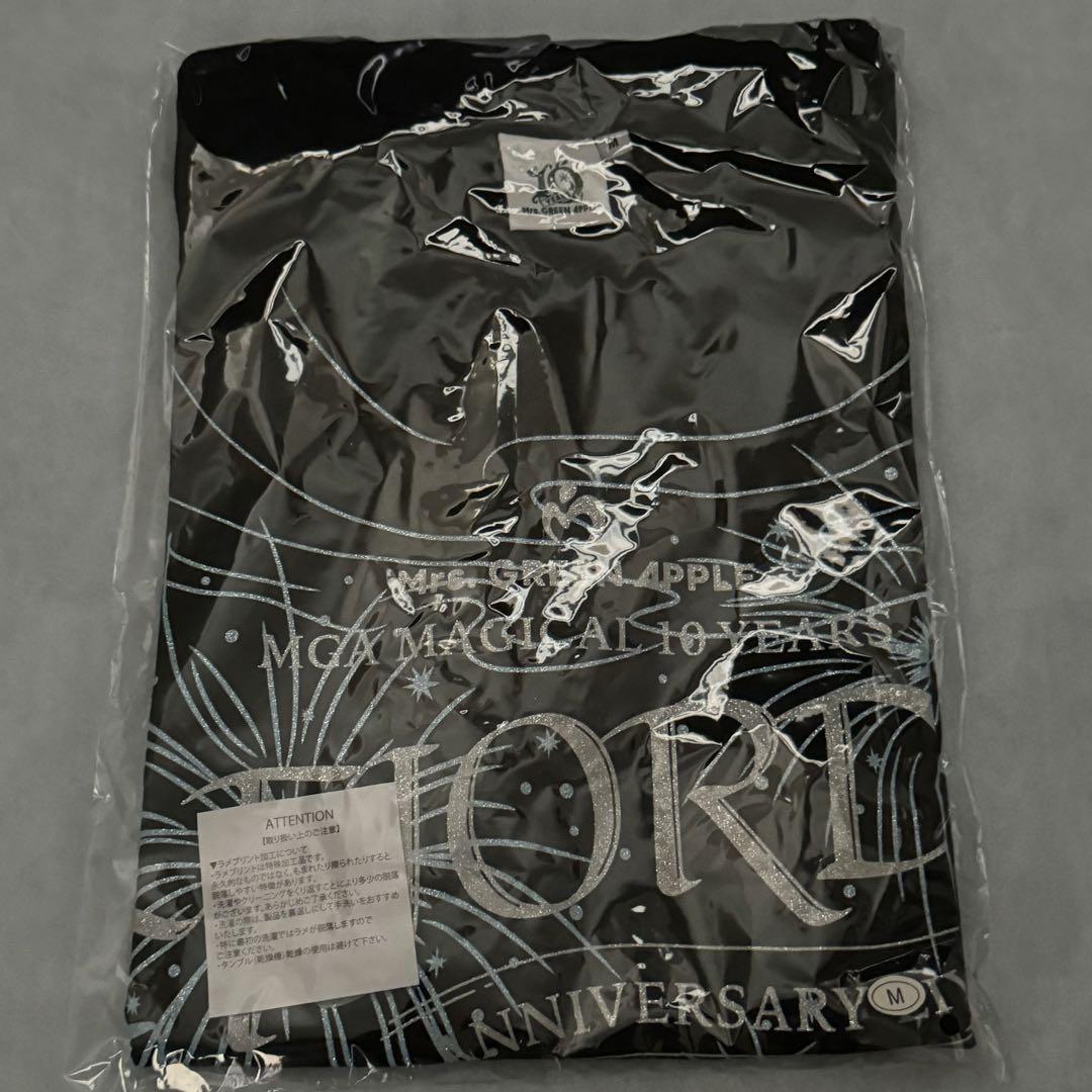 ミセスグリーンアップル　FJORD グリッターロゴTシャツ　M