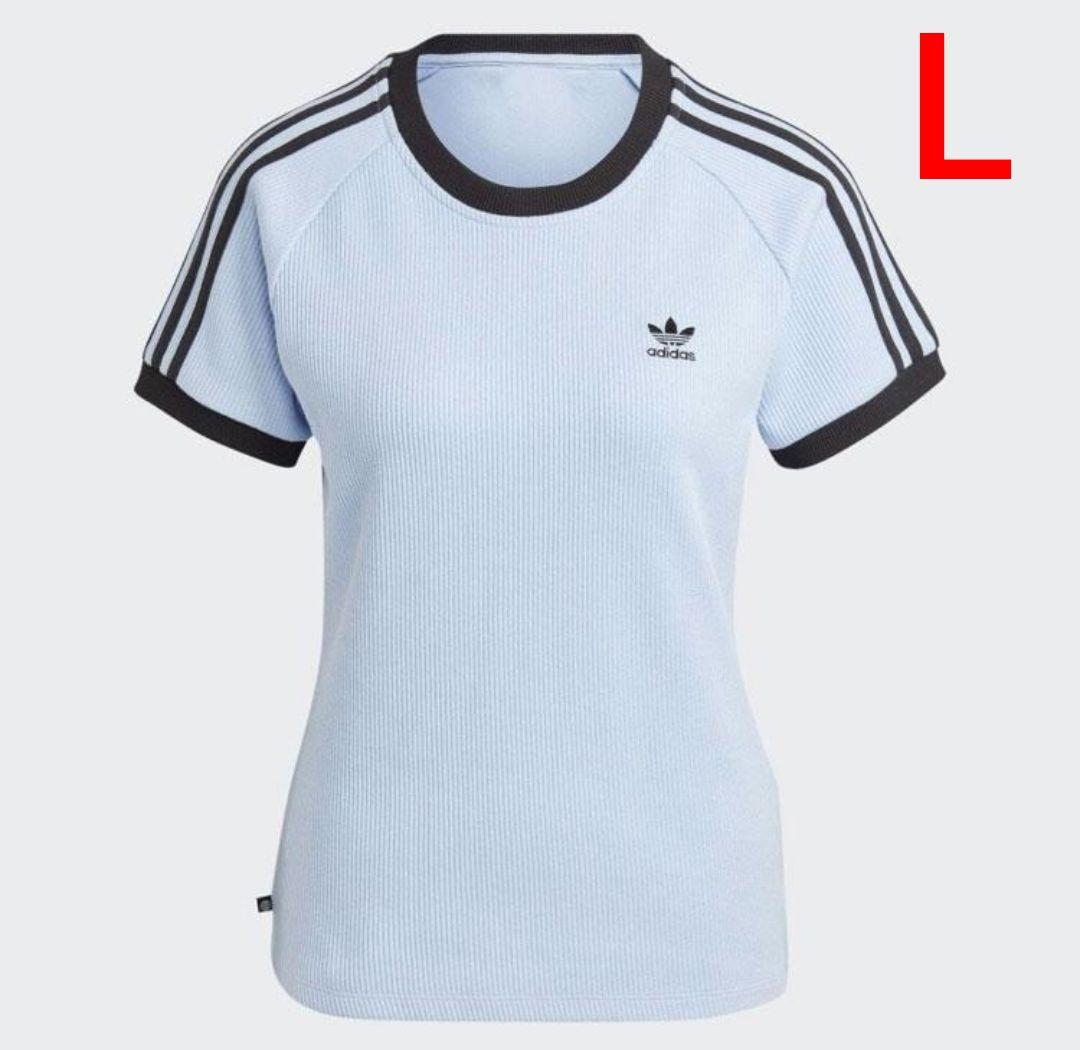 adidas originals スリーストライプス　Tシャツ　Lサイズ