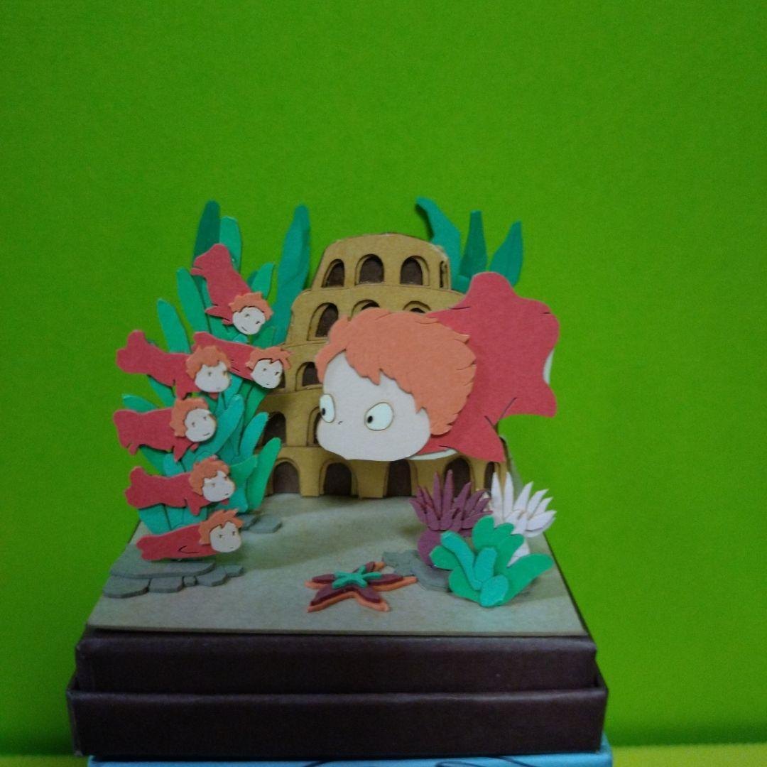 スタジオジブリ mini ペーパークラフト 完成品 ミニチュアート