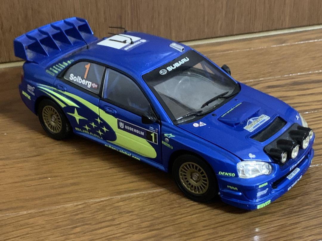 スバル　インプレッサ WRC 2004 ラリーカー ミニカー 1/18 絶版