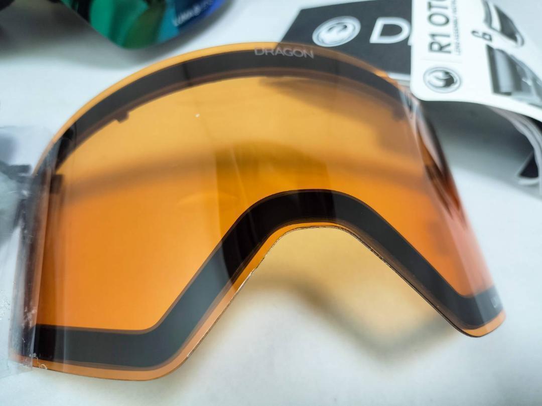 新品 ドラゴン R1 眼鏡対応 交換レンズ スノーゴーグル ルーマレンズ