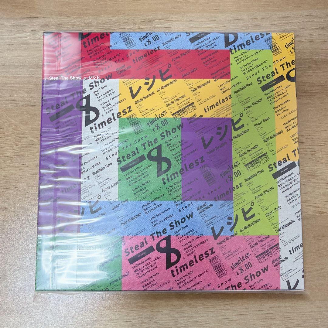 【匿名配送】timelesz Steal The Show /レシピ FC限定盤 【匿名配送】timelesz Steal The Show /レシピ FC限定盤