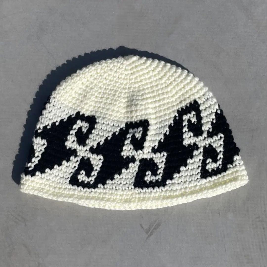 希少　クラッシャーハット　knit hat ニット帽 old 90’s 古着
