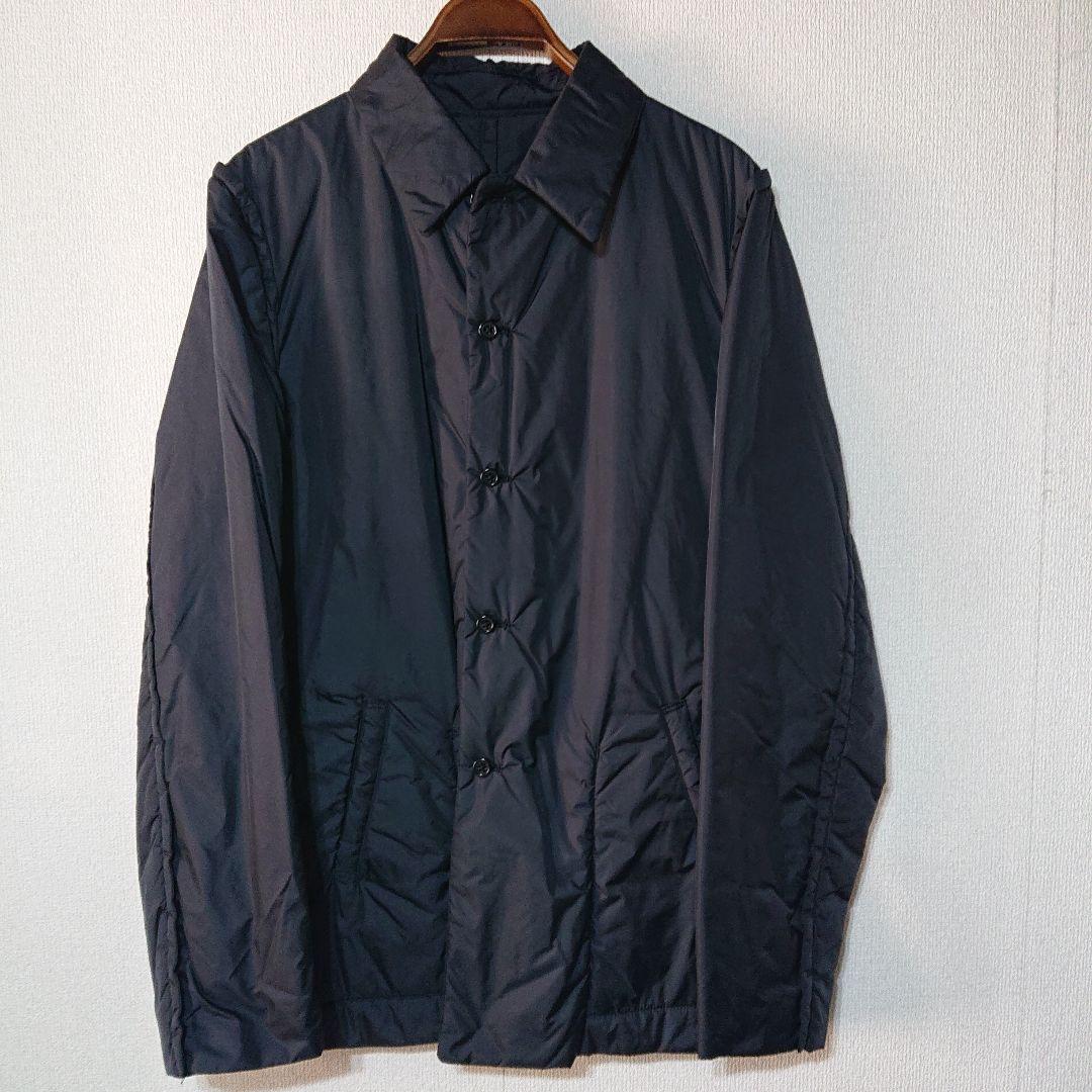 ヒピハパ ブラックナイロンコート リバーシブルL Ji
