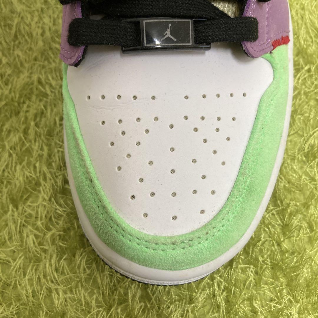 エアジョーダン1 MID マルチカラー パステル　親子 ベビー クリブブーティ