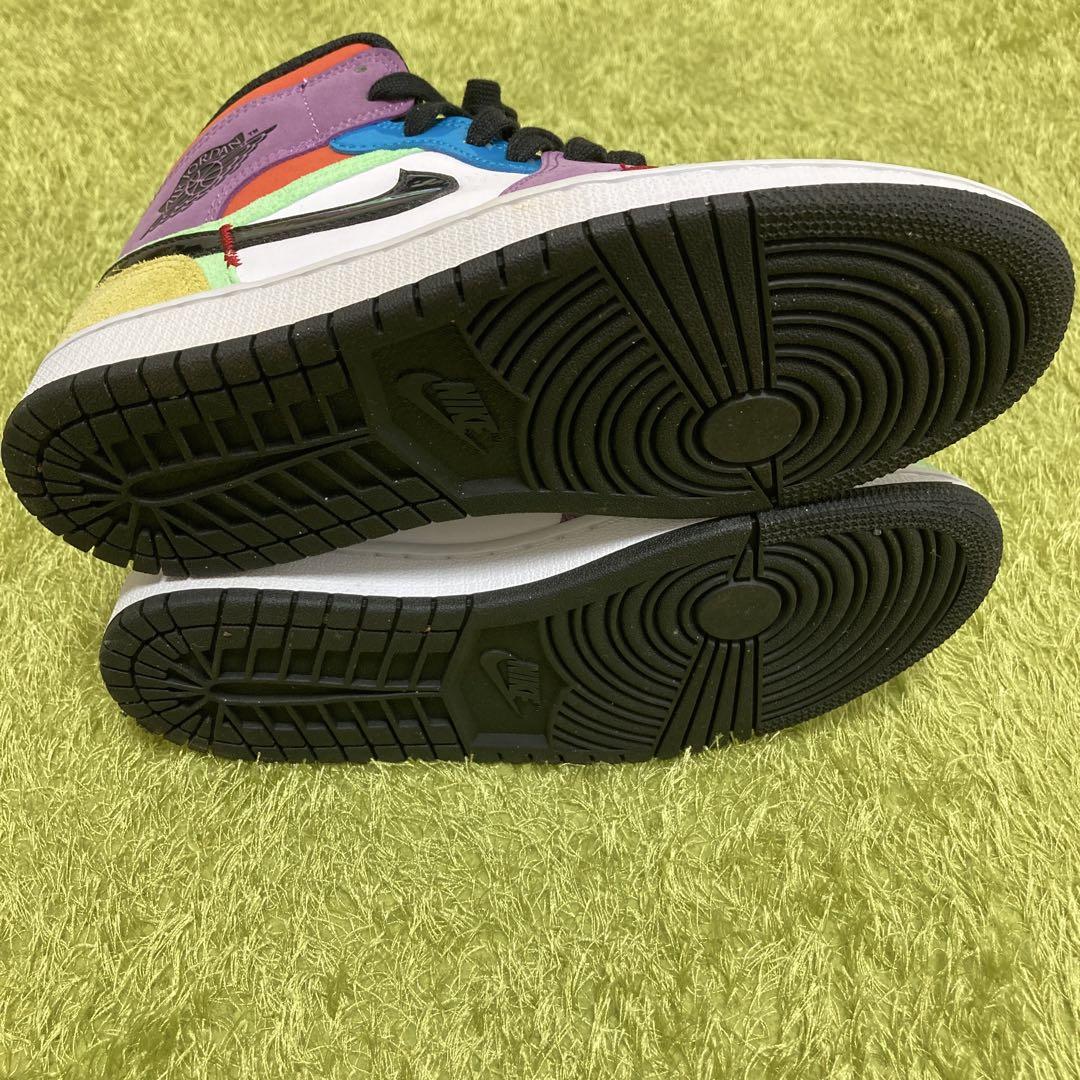 エアジョーダン1 MID マルチカラー パステル　親子 ベビー クリブブーティ