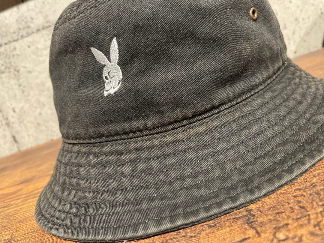 【受注生産サンプル】スカルバニー バケットハット