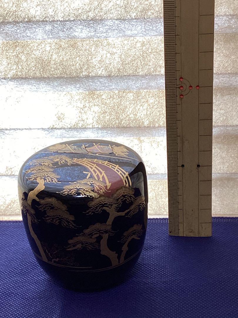 茶道具 金蒔絵 棗　平棗 一斉