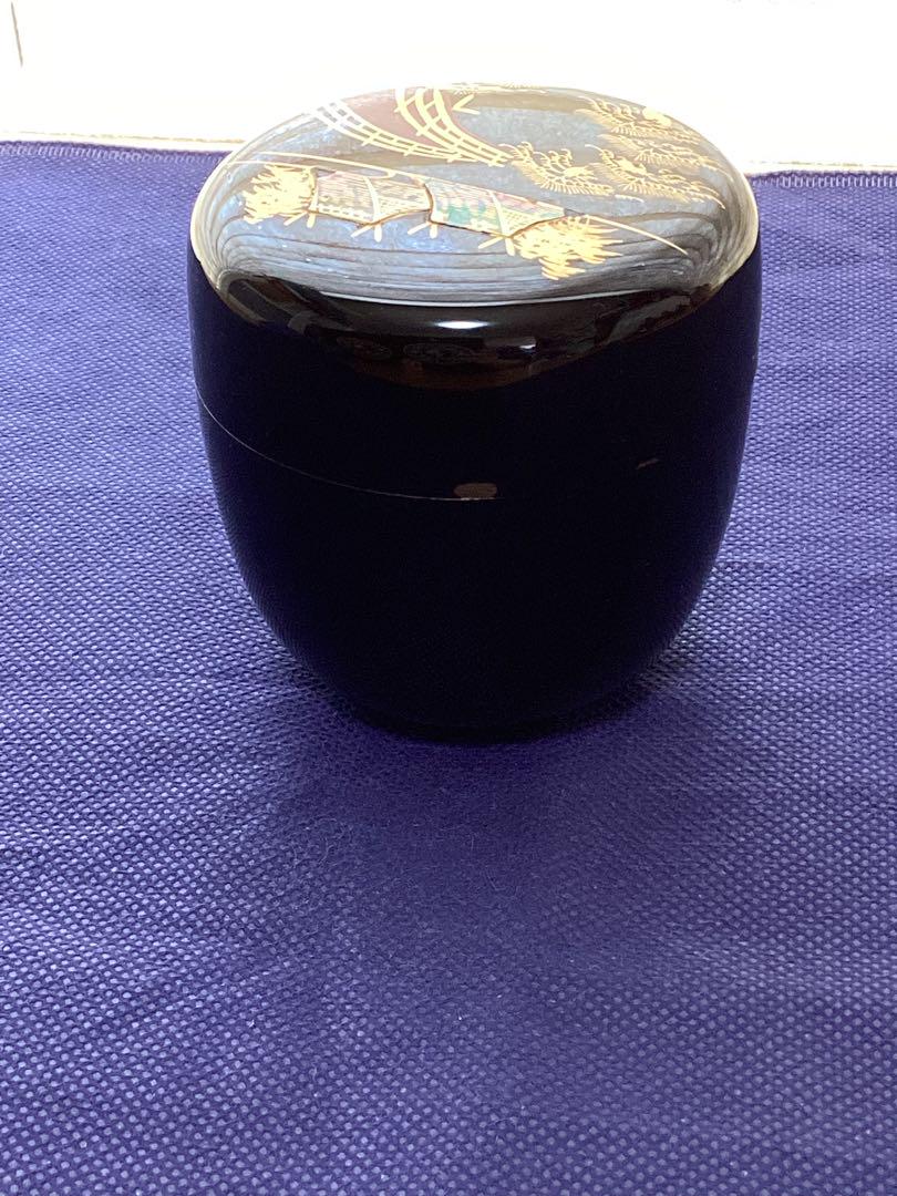 茶道具 金蒔絵 棗　平棗 一斉