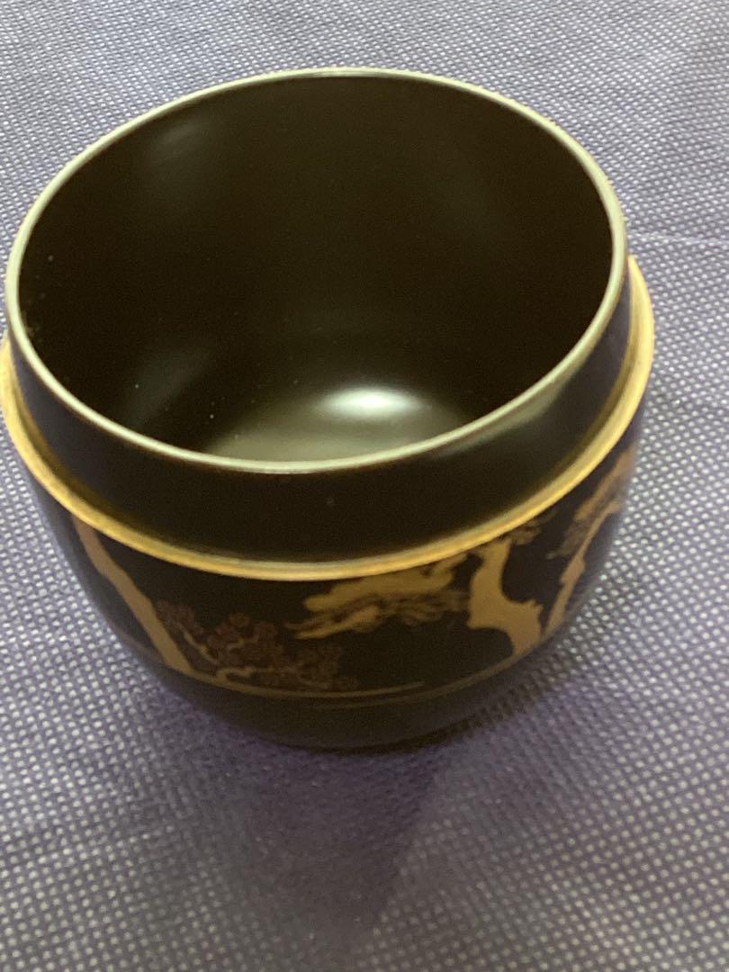 茶道具 金蒔絵 棗　平棗 一斉