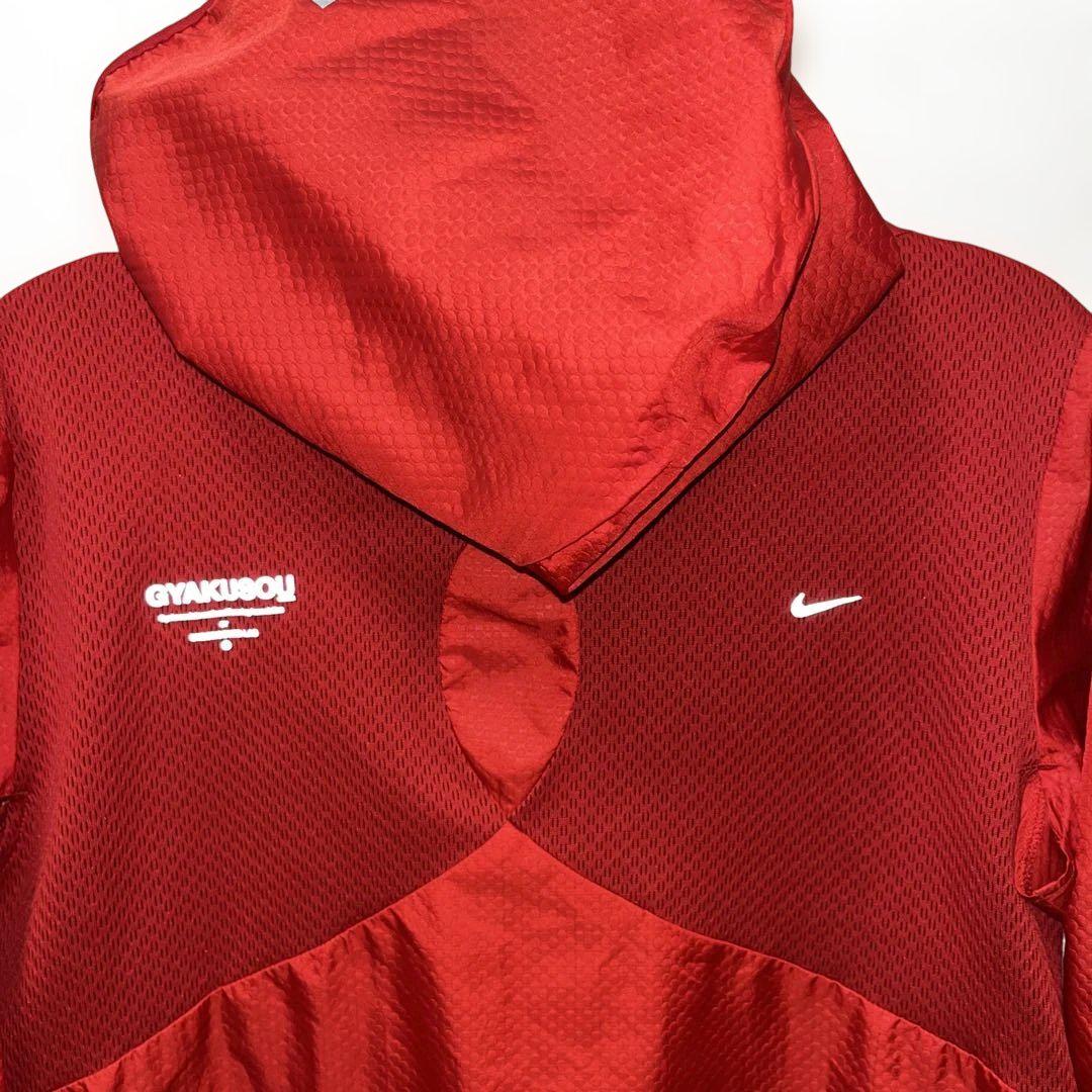 Nike ギャクソウ フルジップ ウィンドブレーカー Sサイズ レッド