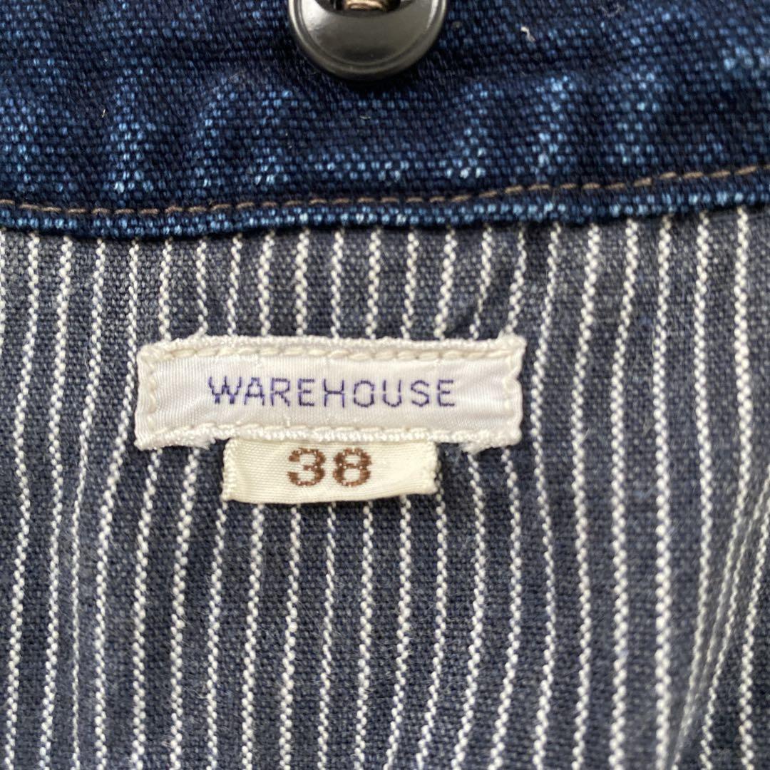 入手難！ウエアハウス WAREHOUSE ヒッコリーベスト シンチバック