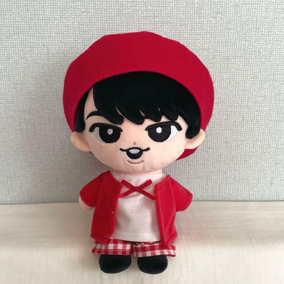 すのチル　Bigぬい服 宮舘涼太　赤色カラーコーデ4点セット　SnowMan