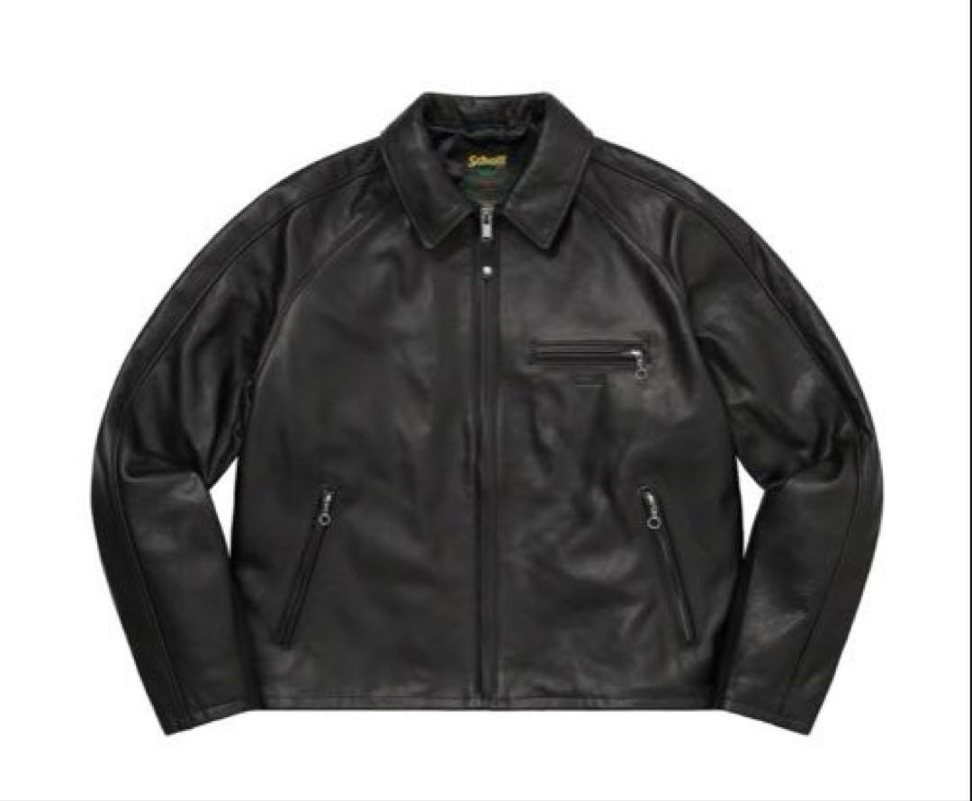 Supreme Schott Leather Racer Jacketジャケット・アウター