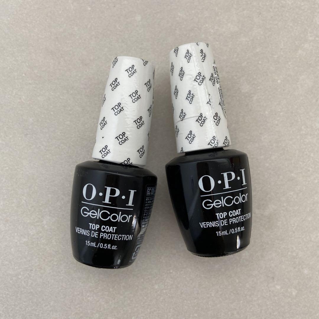 OPI トップジェルクリア２本セット