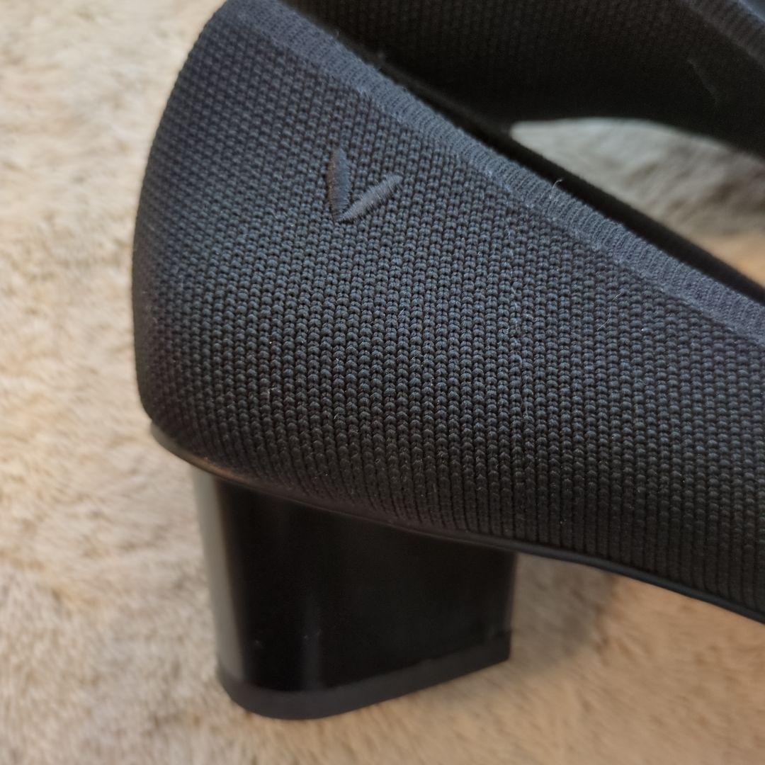 最 安値 でファッション - VIVAIA ビバイア 黒 リボン パンプス