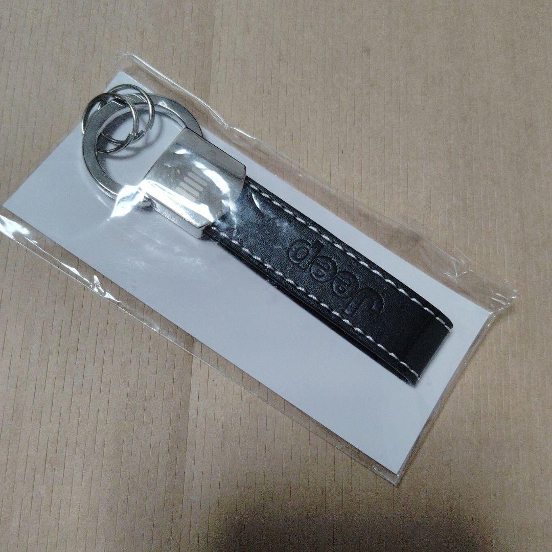 純正 Jeep ジープ オリジナル キーホルダー レザー 非売品