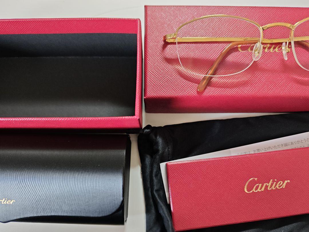 Cartier メガネ ナイロールフレーム