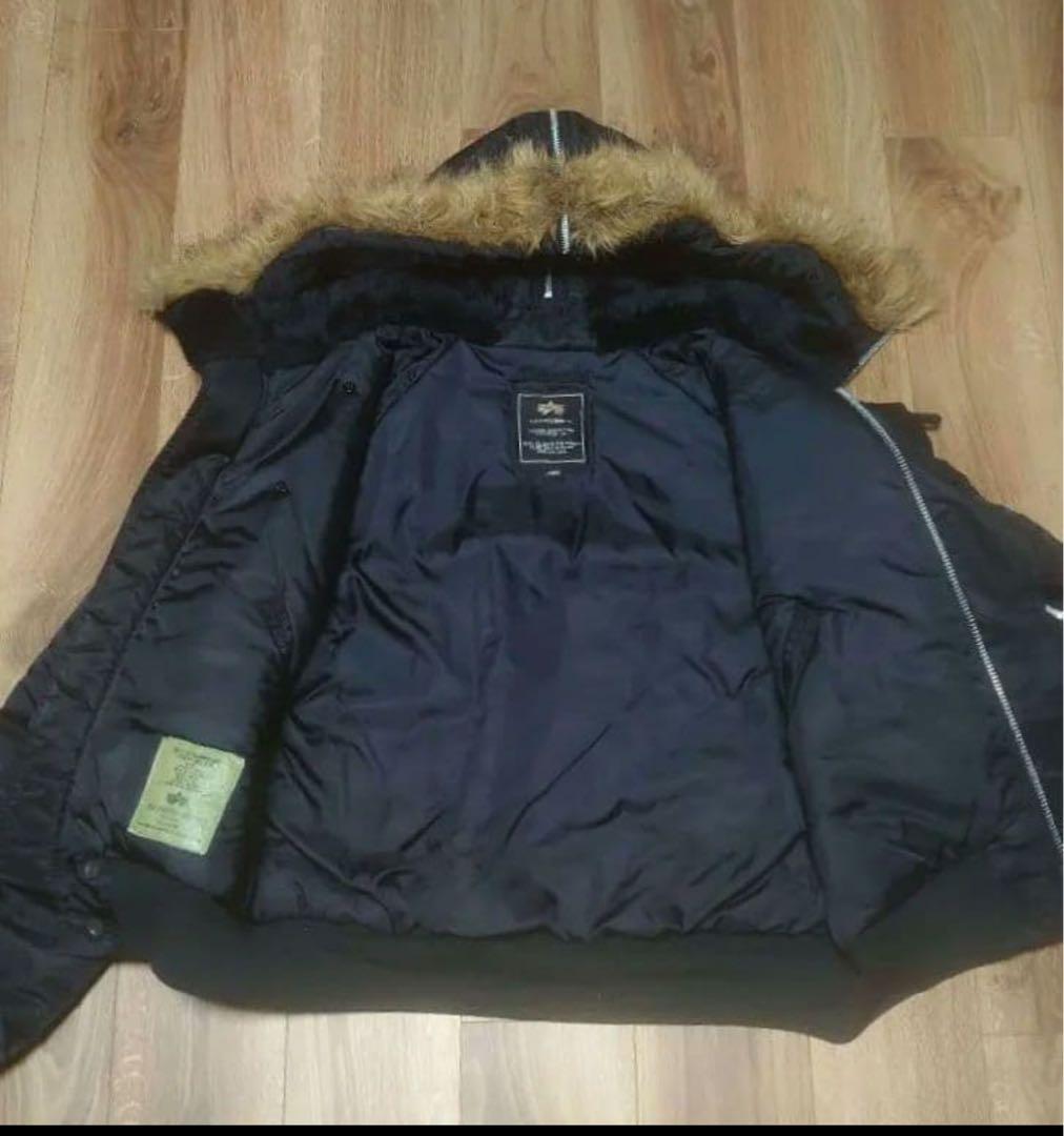 美品 ALPHA アルファN-2B ミリタリーフライトジャケット ブラック 美品 ALPHA アルファN-2B ミリタリーフライトジャケット ブラック