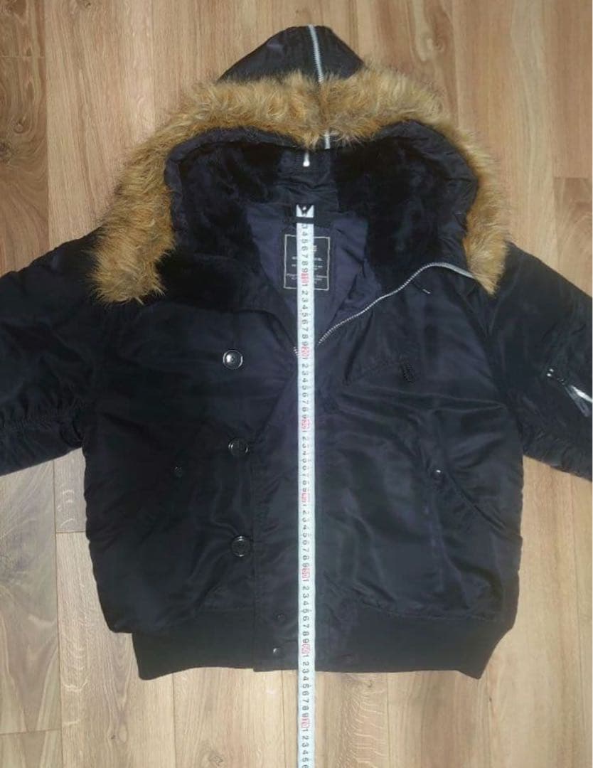 美品 ALPHA アルファN-2B ミリタリーフライトジャケット ブラック 美品 ALPHA アルファN-2B ミリタリーフライトジャケット ブラック