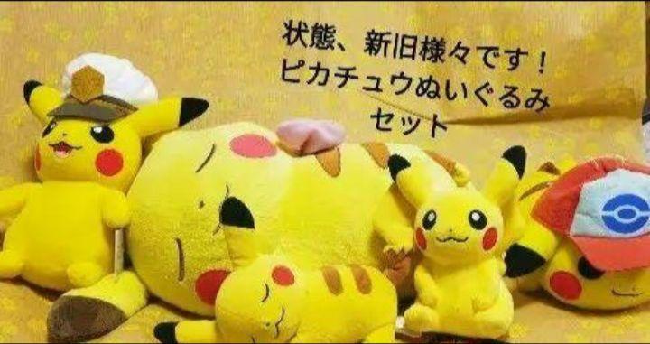 ピカチュウ　ぬいぐるみセット ポケモン ピカチュウぬいぐるみセット