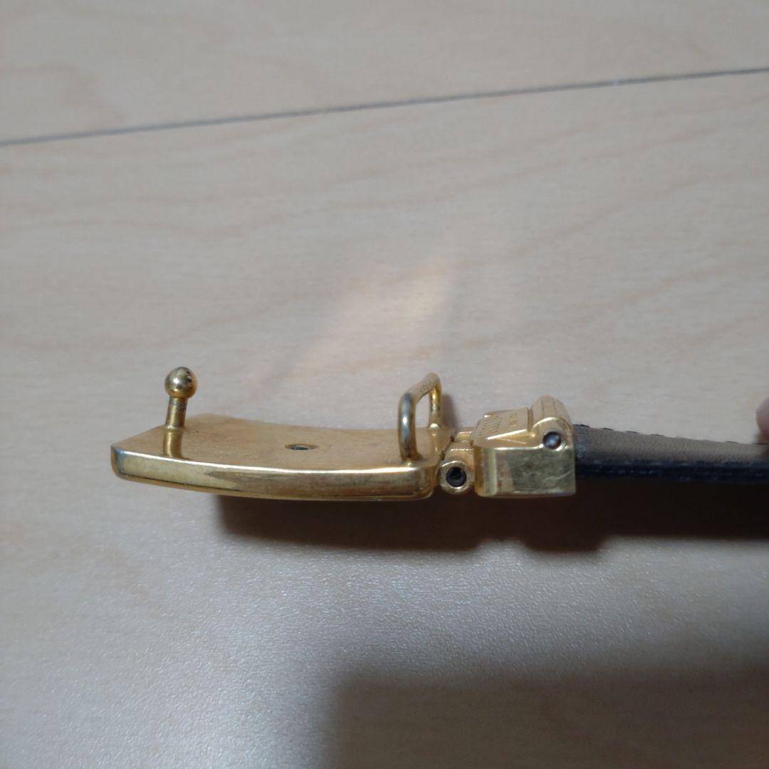 GUCCI 最高級カーフレザーリバーシブルベルト　ヴィンテージ　イタリア製