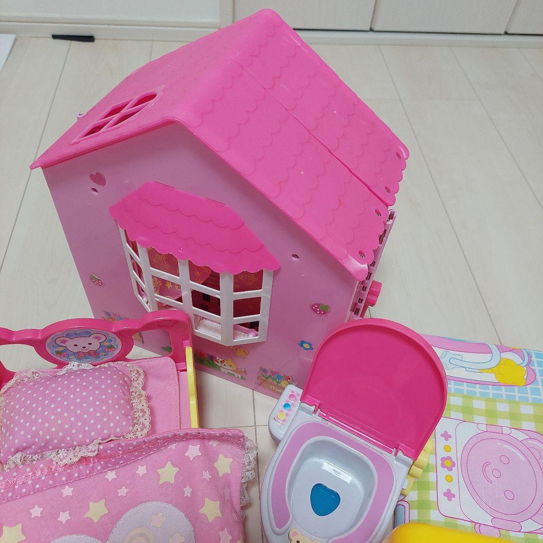 メルちゃん☆ぽぽちゃん☆なかよしハウス☆冷蔵庫☆ベット☆洗濯機☆レンジ☆物干し