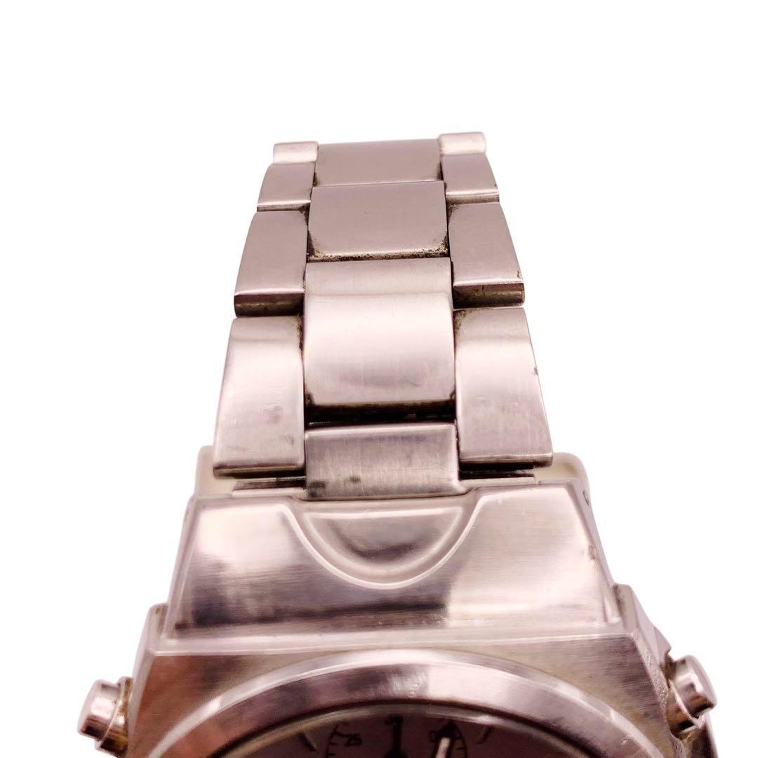 SEIKO クロノグラフ デイト シルバー ラウンド メンズ腕時計 976