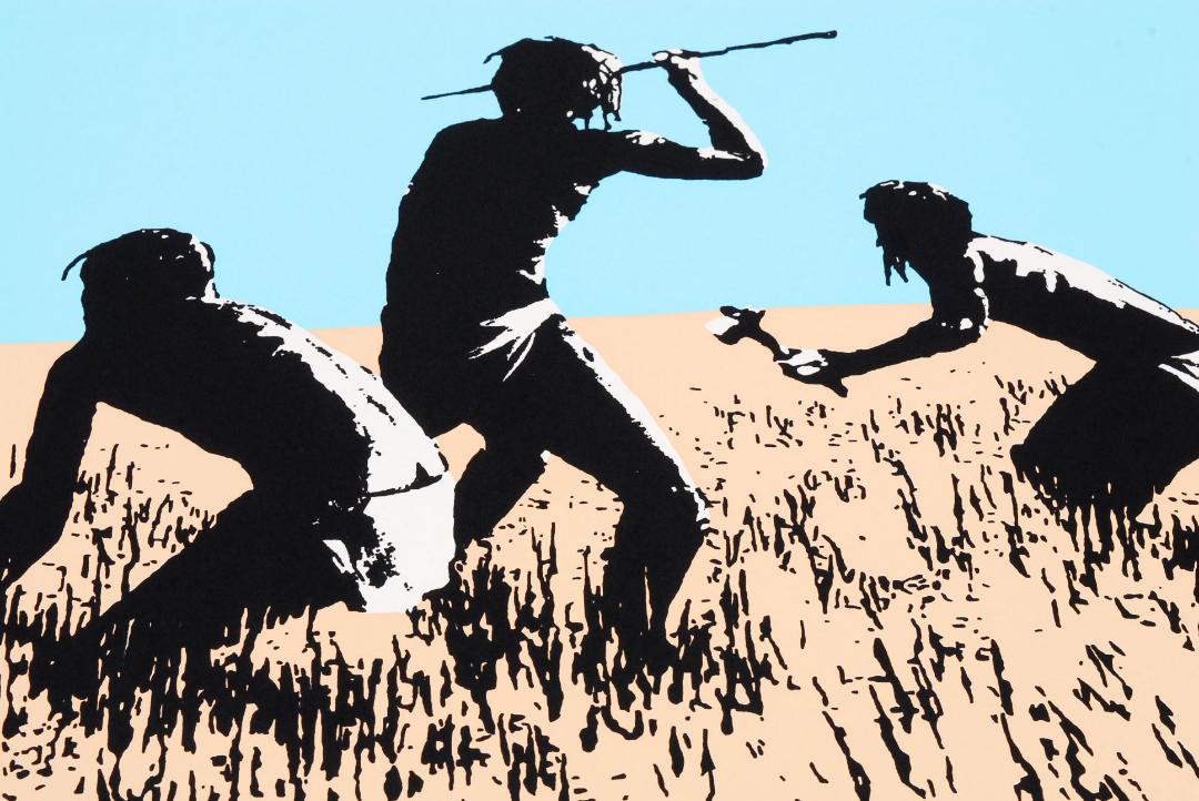 大注目 バンクシー Banksy TROLLEY ポスター WCP HUNTERS - 版画