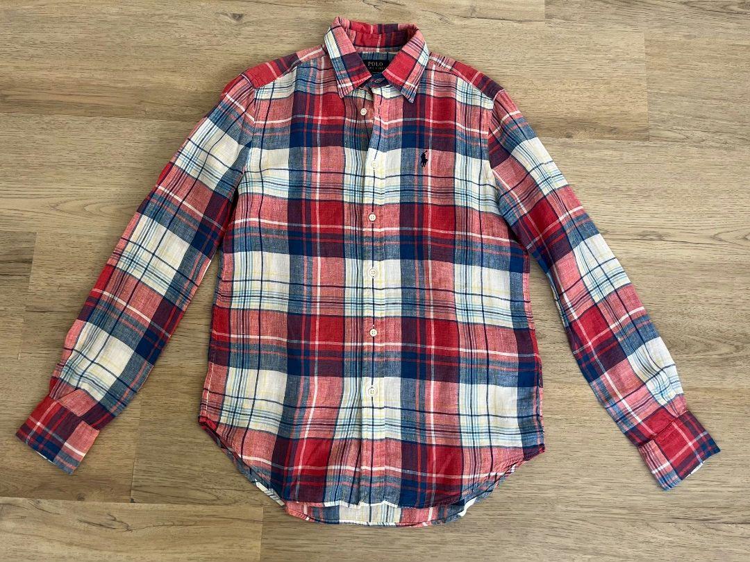 polo ralph lauren リネンシャツ