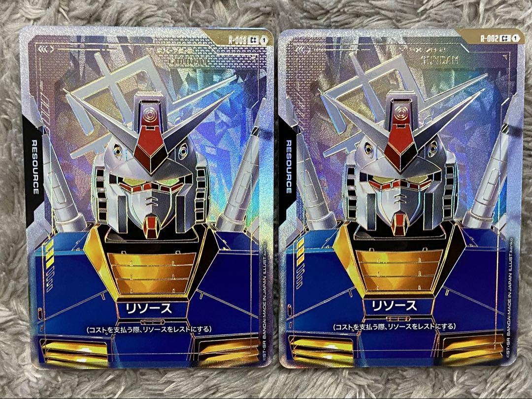 ガンダムカードゲーム リソース ガンダム RX78 パラレル C++ 2枚