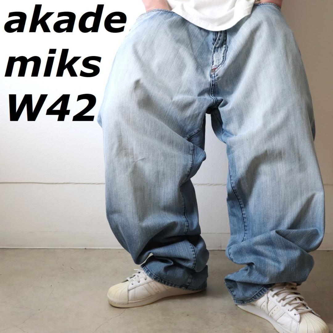 akademiks アカデミクス デニム ワイド デザイン W42