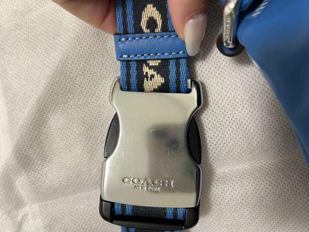 COACH ボディバッグ カラーブロック シグネチャー