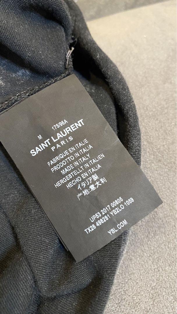 SAINT LAURENT ダークグレー Tシャツ