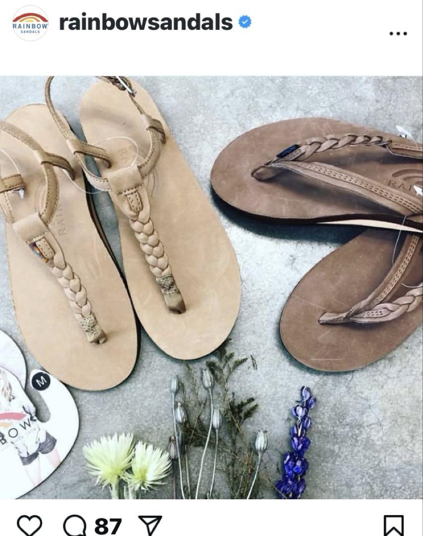 レア✴︎RAINBOW SANDALS レザー seea ugg ロンハーマン - メルカリ