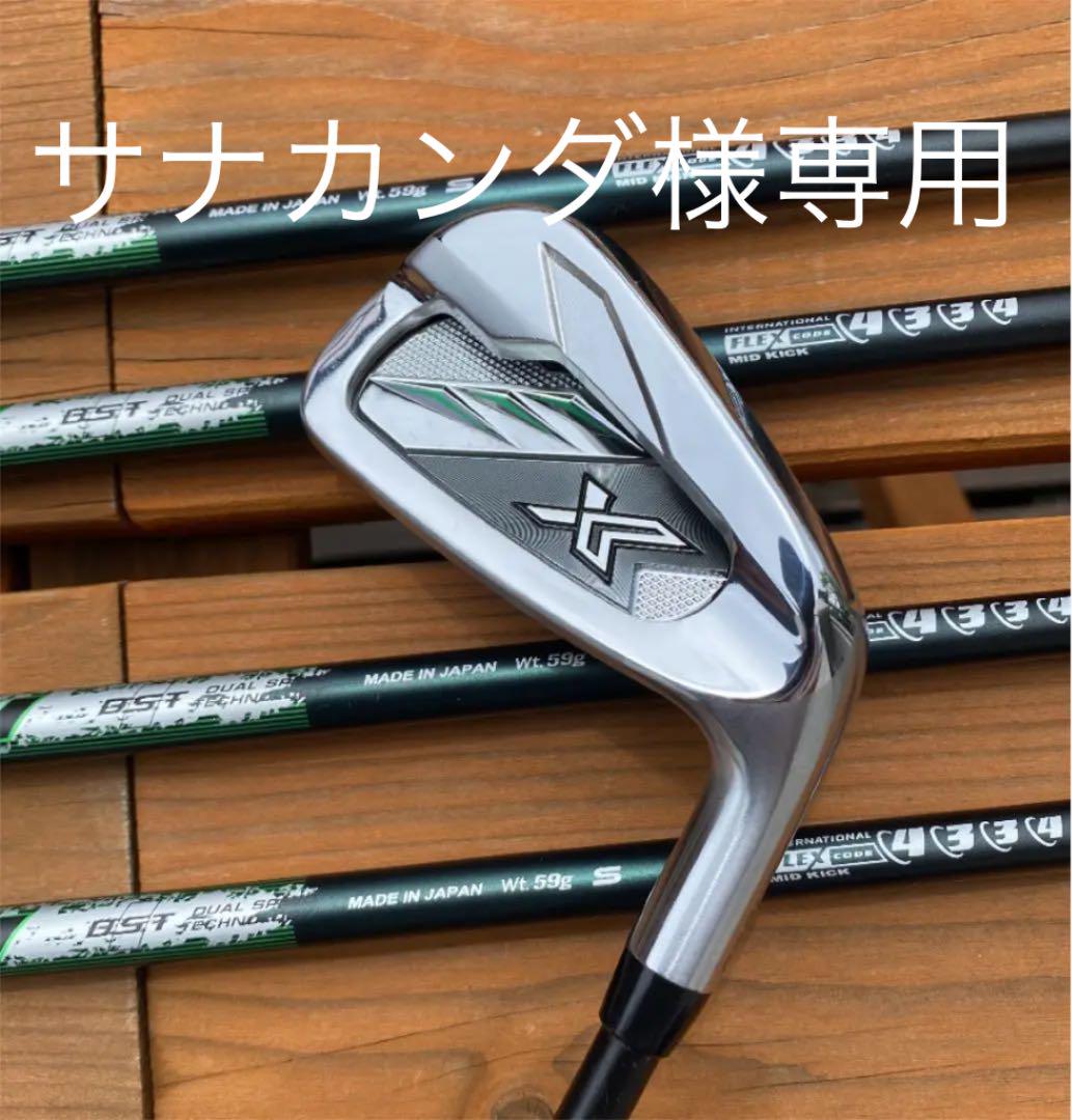 もこ 2022年 ゼクシオ エックス アイアン 5本Miyazaki AX-2 SR